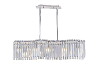 Люстра L830 x W140 x H650, мм, 5*40W (200W), CHROME+CLEAR (Хром + Прозрачный Хрусталь) NewRgy 3100R/5A CHROME+CLEAR