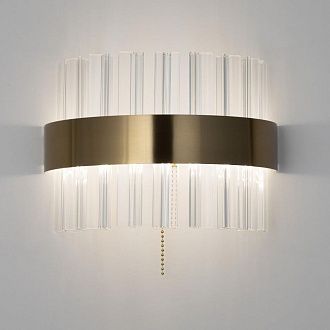  Бра хрустальное с выключателем Бронза CL337313 