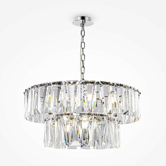 Подвесная люстра Maytoni Puntes MOD043PL-12CH, диаметр 68 см, хром