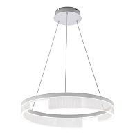 Подвесной светильник 60*60*150 см, LED 46W, 3000 / 6000K, Белый LED4U L5022-600 WH