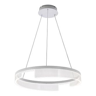 Подвесной светильник 60*60*150 см, LED 46W, 3000 / 6000K, Белый LED4U L5022-600 WH