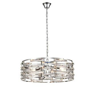 Подвесная люстра Vele Luce Brianna VL3083P08, диаметр 60 см, хром