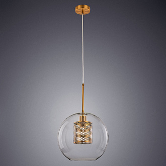 Светильник подвесной Arte Lamp Manchester A7630SP-1AB, диаметр 30 см, бронза