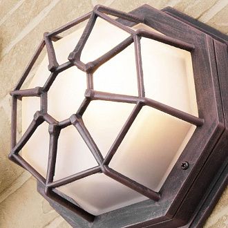 Telarana S капучино уличный настенный светильник GL 1023D Elektrostandard