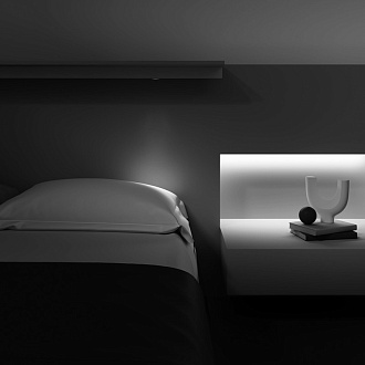 Светильник на шине 3,6*2,1*4,5 см, LED, 2W, 3000К, Maytoni Technical Points S TR100-2-2W3K-S-W белый