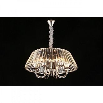Подвесная люстра 62*60-120 см, 8*E14, 40W, Aployt Lucretia APL.748.03.08, хром