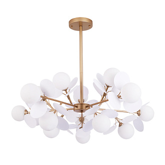 Подвесной светильник 95*33 см, 15*G9 золотистый Arte Lamp Peacock A1369SP-15SG