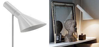 Настольная лампа AJ Table White 57*20*20 см, 1*E27*40W, ImperiumLoft 43.567, Белый