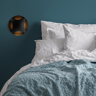 Уличный встраиваемый Maytoni Biscotti O036-L3B3K, 3W LED, 3000K, черный