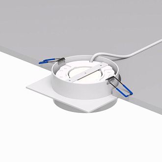 Светильник встраиваемый 11*11*4,5 см, 1*GX53*15W, Denkirs FLAT DK2091-WH, белый