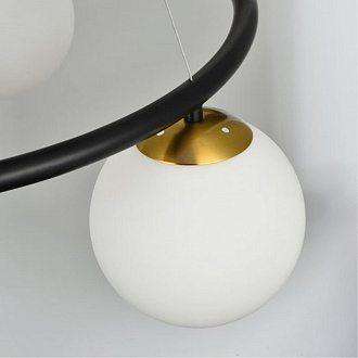 Подвесной светильник 65*34 см, 6*E14 черный Arte Lamp Alcor A2224SP-6BK