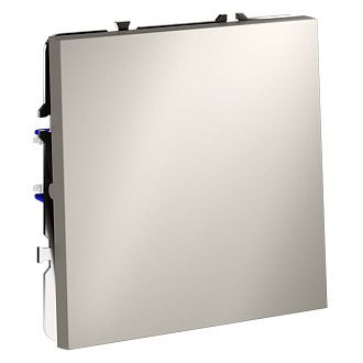 Выключатель встраиваемый Voltum S70 одноклавишный 10А, кашемир пластик Soft touch VLS010103