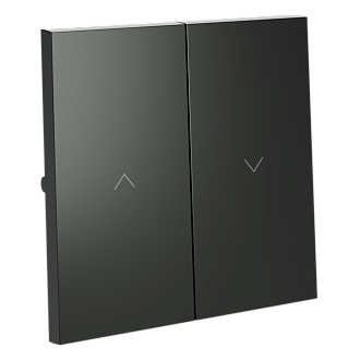 Клавиши для выключателя жалюзи, титан Voltum S70 VLS002506, Пластик Soft touch