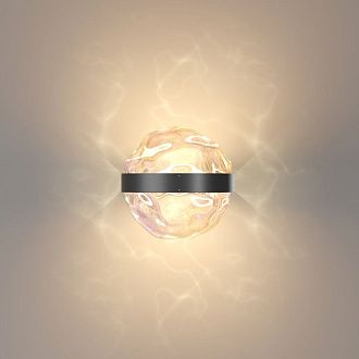 Бра 21*18*18 см, LED*6W, 3000K, Maytoni Misterio MOD379WL-L6B3K, черный