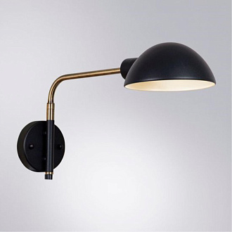 Светильник настенный 16*45*23 см, 1*E27 ARTE Lamp ZETTA A7055AP-1BK черный