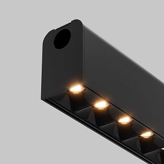 Трековый светильник 32,1*3,35*-5,05 см, *LED*12W, 3000K, Maytoni Technical Points TR237-1-12W3K-B, Черный