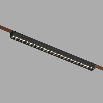 Светильник на шине 64,2*4*4,5- см, *LED*24W, 2700-6000K, Denkirs BELTY GRILL DK5672-BK, черный пластик