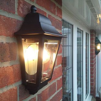 Настенный фонарь Elstead Lighting, Арт. DECO-LANE7-BLACK