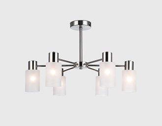 Подвесной светильник 62*62*38,5- см, 6*E14*40W, K, Ambrella Light Traditional TR9572, сатин