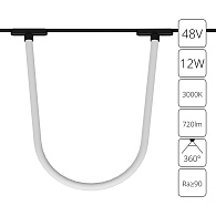 Трековый магнитный светильник 100 см, 12W, 3000K, Arte Lamp Rapid A1167PL-1BK, черный