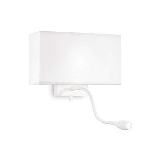 Светильник настенный ideal lux Hotel AP2 макс.1х60Вт/1.5Вт Е27/LED 215693.  см