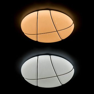Светильник 48 см, 72W, 2700-7000K Arte Lamp Biscotti A2677PL-72GO, белый-золото