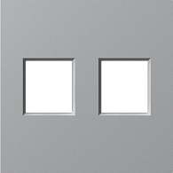Donel A07 матовый серый накладка 2-я для розеток RJ45,TV,SAT , серия DB, DE86940