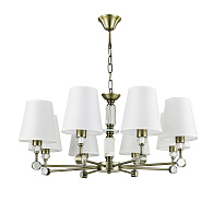 Люстра 40*77 см, 8*E14, 40W, Arte Lamp Brocca A4093LM-8AB, Античная Бронза