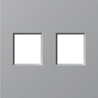 Donel A07 матовый серый накладка 2-я для розеток RJ45,TV,SAT , серия DB, DE86940