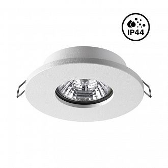 Светильник 8.5/7 см, GU10, IP44 Novotech SPOT 370934, белый, вр 7 см