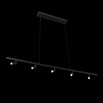 Подвесной светильник 110*1*160 см, 5*LED*3W 3200K LOFT IT Sign 10260/5 Black черный