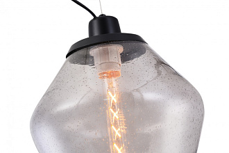 Подвесной светильник  28*162 см, 1*E27 черный Vele Luce Calima VL5242P21