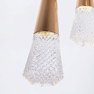 Подвесной светильник 30*30*97 см, LED 15W, 4000K, Золото MODELUX ML.3315.5