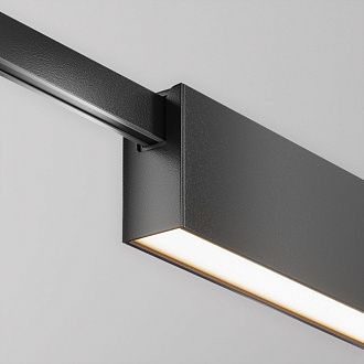 Трековый светильник  TR151-1-18W4K-B 34,6*2,4*-4,9 см, *LED*18W, 4000K, Maytoni technical FLARITY TR151-1-18W4K-B, Черный
