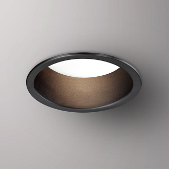 Светильник встраиваемый LED 7,4*7,4* см, LED 6W*3000 К, Novotech Spot Tran, черный, 359233, вр 6,3 см