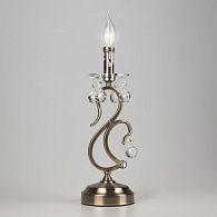 Классическая настольная лампа 14 см Eurosvet Ernin 12505/1T античная бронза Strotskis