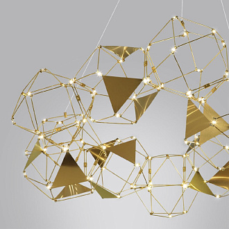 Светильник 93 см, 56W, 4000K, Odeon Light Trellis 5086/56L, бронза