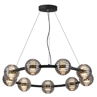 Люстра 93*93*130 см,  LED*W, 4000 К, Odeon Light Troni, черный 5041/90L
