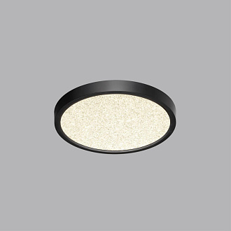 Cветильник 23*2,5 см, LED 18W, 3000/4000 К, IP40, белый/черный, пластик Sonex Omega Black, 7662/18L