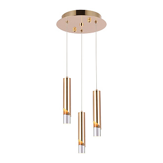 Подвесной светильник 20*20*100 см, LED 15W, 4000K, Золото MODELUX ML.3317.3