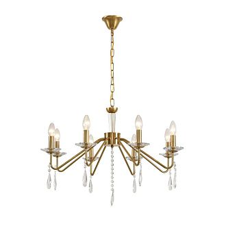 Люстра *72*50-89,5 см, 8*E14*40W, Lumion Suana LUM8319/8, золотой
