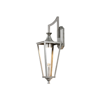 Бра Favourite Lampion 4002-1W, D185*W160*H525, вытянутый античного серебра, грани декоративного хрустального элемента эффектно переливаются в лучах света, лампу GU10 можно менять