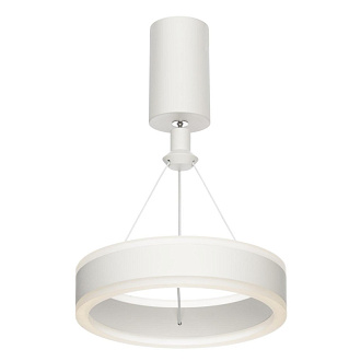 Подвесной светильник 20*30/125 см, 20W 4000K Citilux CL719010 Дуэт Белый С