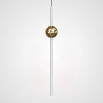 Подвесной светильник broom ORION GLOBE LIGHT white A L910 190*190*190 см, 1*LED*10W, ImperiumLoft 40.1625, Золотистый