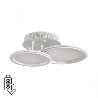 Умная люстра потолочная 8*50*15-15 см, 1*LED*45W, 3000-6500K, Lumion Alis Smart 8380/45CL, белый