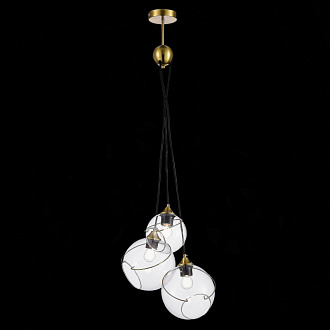 Светильник подвесной Evoluce Satturo SLE103113-03 Золотистый