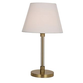 Настольная лампа 35*35*58 см, 1*E27 Gerhort G11112/1T BRS+CL WT, Бронза;Прозрачный