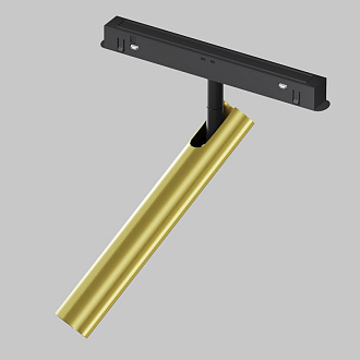 Светильник на шине 3*3*25,5 см, LED, 6W, 4000К, Maytoni Technical Focus T TR141-2-6W4K-M-BS латунный