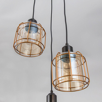 Подвесная люстра Citilux Таверна CL542232, диаметр 26 см, черный