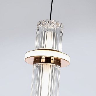 Подвесной светильник 9*9*190 см, LED 12W, 4000K, Золото MODELUX ML.3316.1